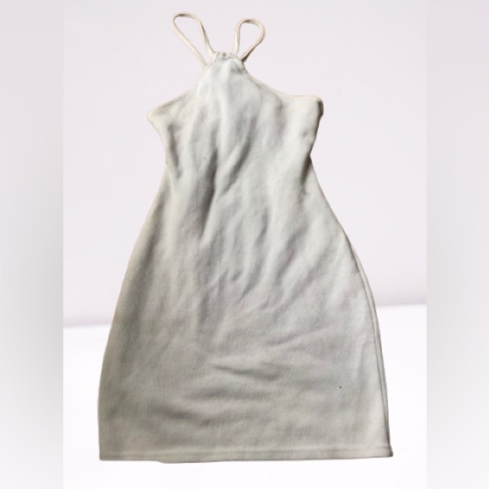 Rue21 Cream Halter Mini Dress